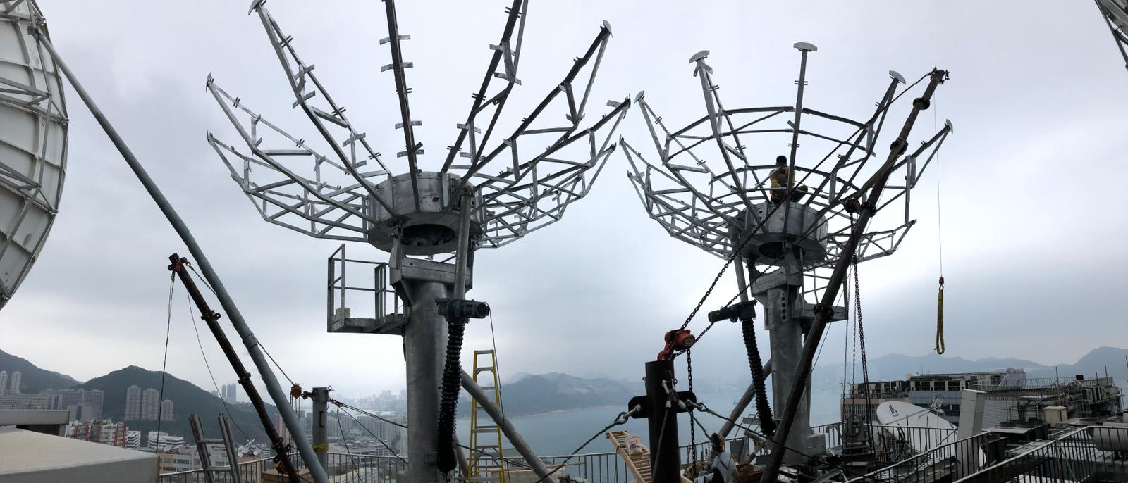 custom build large satellite antennas - Alpha Satcom - Longview, TX